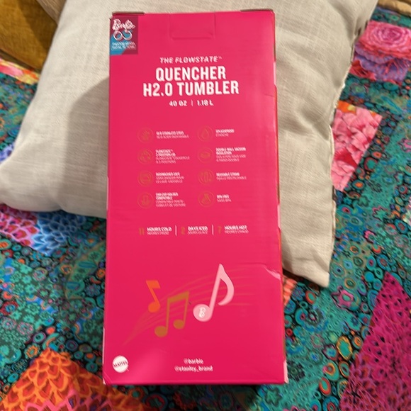 Stanley Barbie Twist n Turn Pink and Orange Gradient Tumbler - Picture 2 of 2